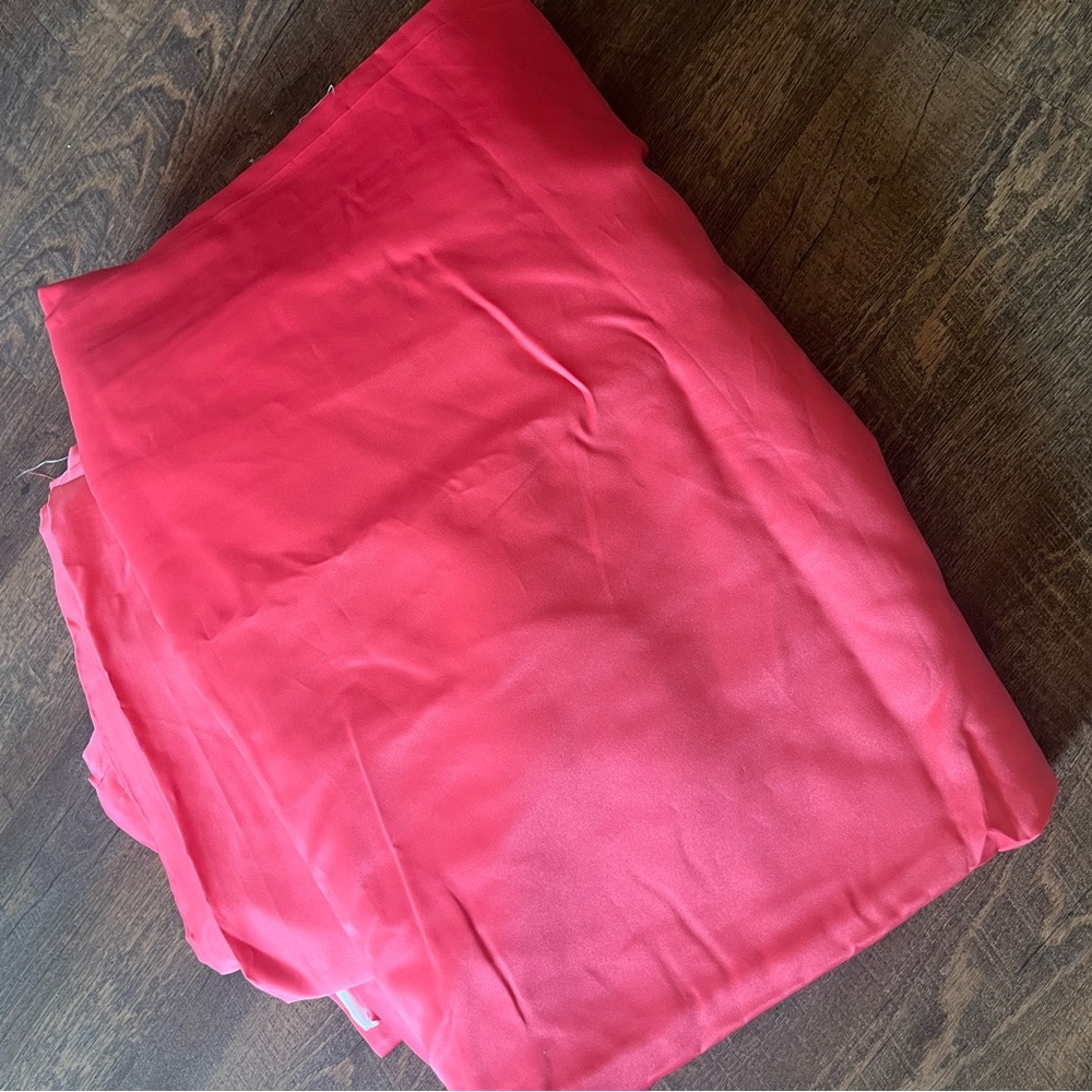 Vibrant Flamingo Pink curtains 4